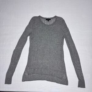 Light Grey Ann Taylor Sweater Shirt